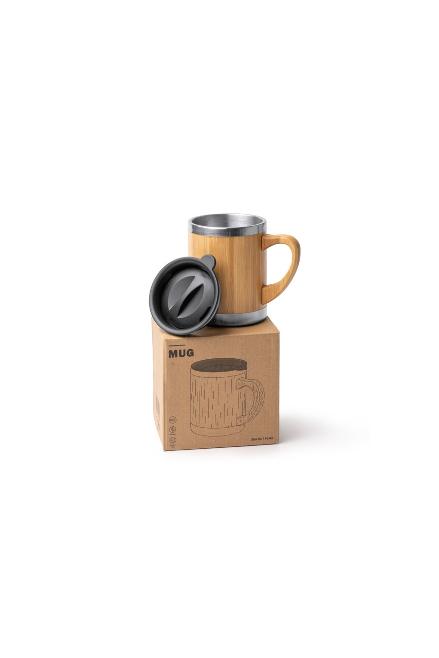 Eco-Friendly Bamboo and Stainless Steel Mug