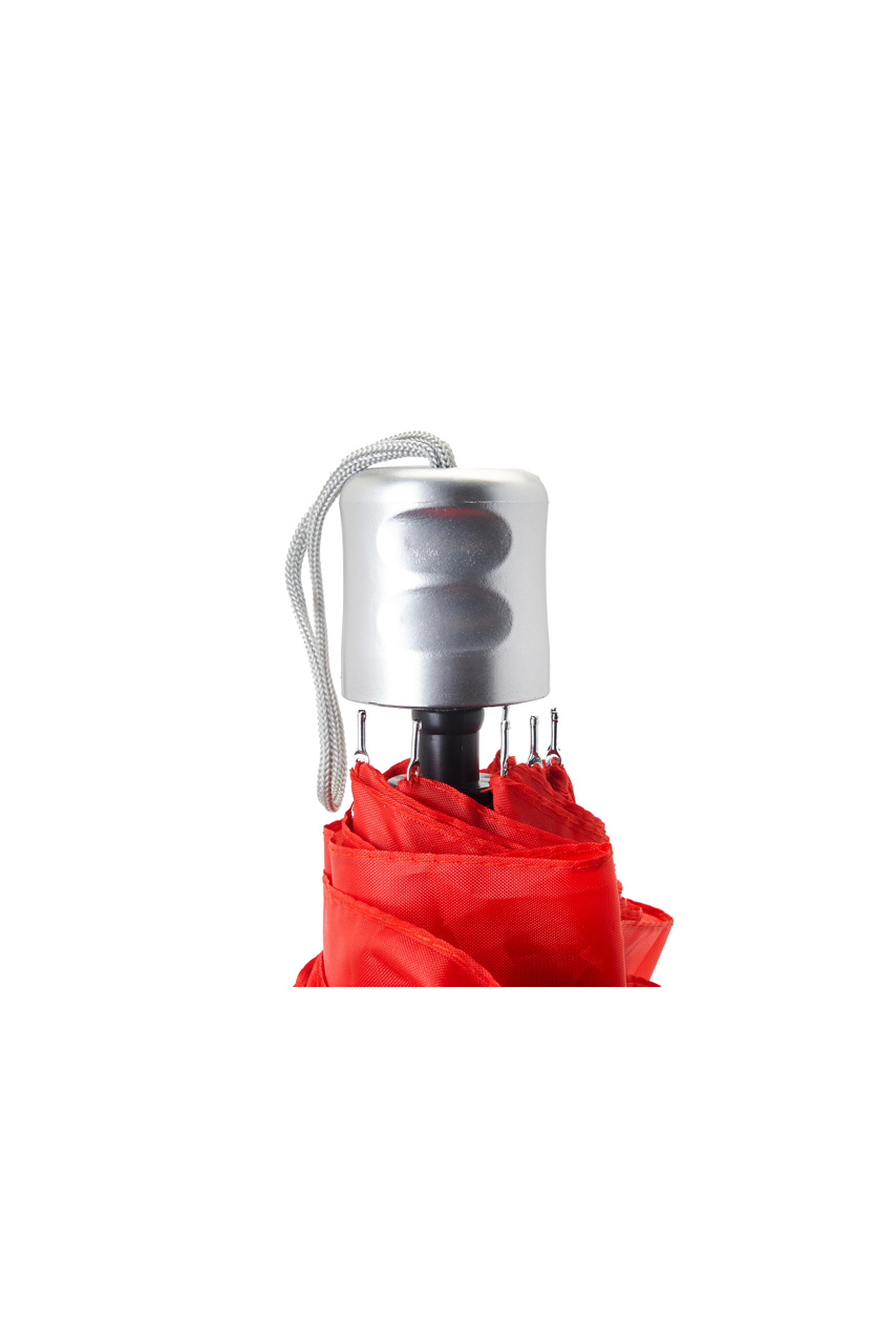 YAKU Foldable Red Umbrella - Compact and Stylish