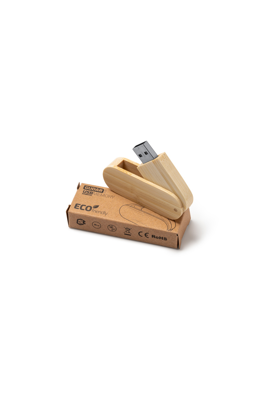 Eco-Friendly Bamboo USB Drive 16GB
