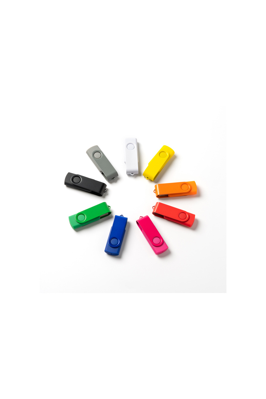 RIOT 16GB USB Flash Drive with Swivel Clip