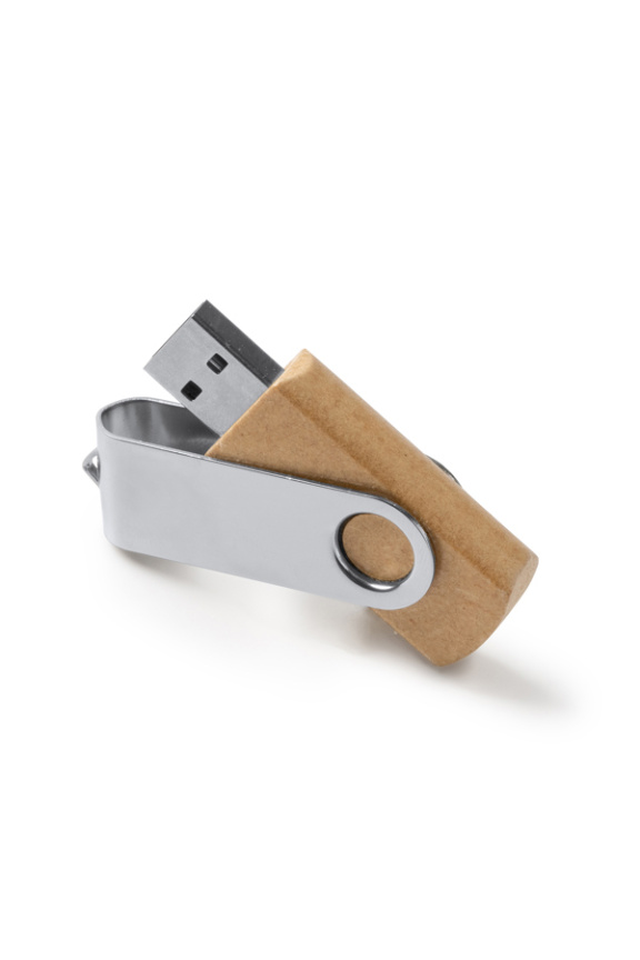 Stick USB Eco cu Clip Metalic, 16GB