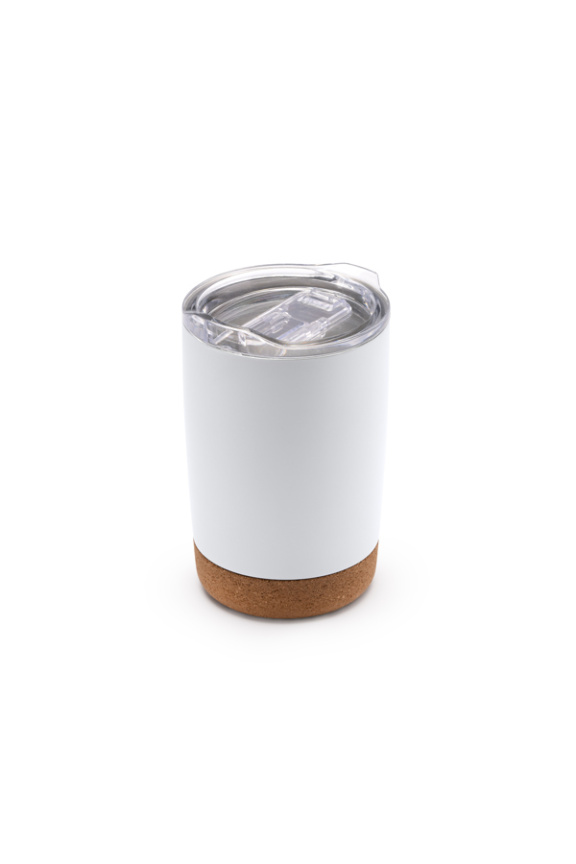 KILVEX Recycled Stainless Steel Cup with Cork Base