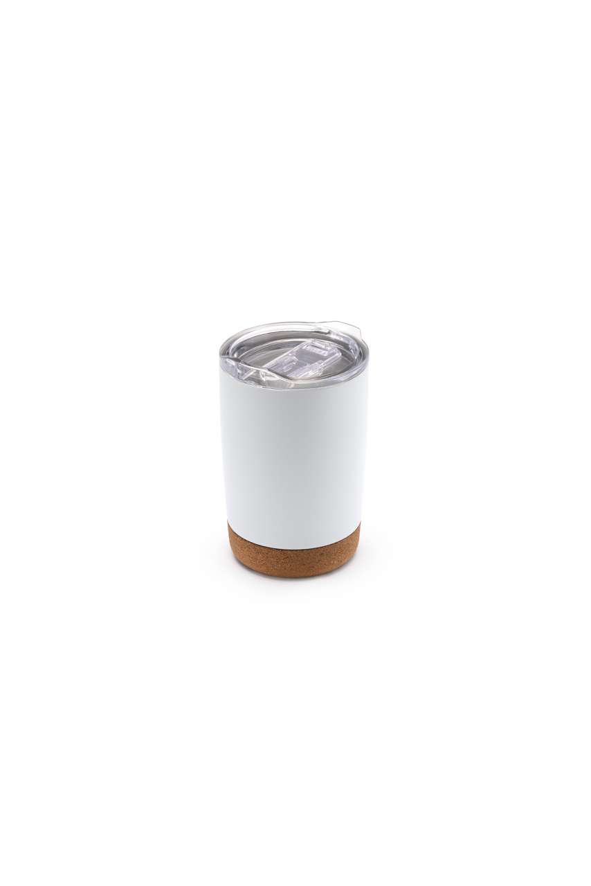 KILVEX Recycled Stainless Steel Cup with Cork Base
