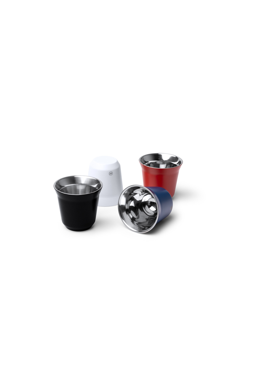 Eco-Friendly Stainless Steel Cup Set - 80ml