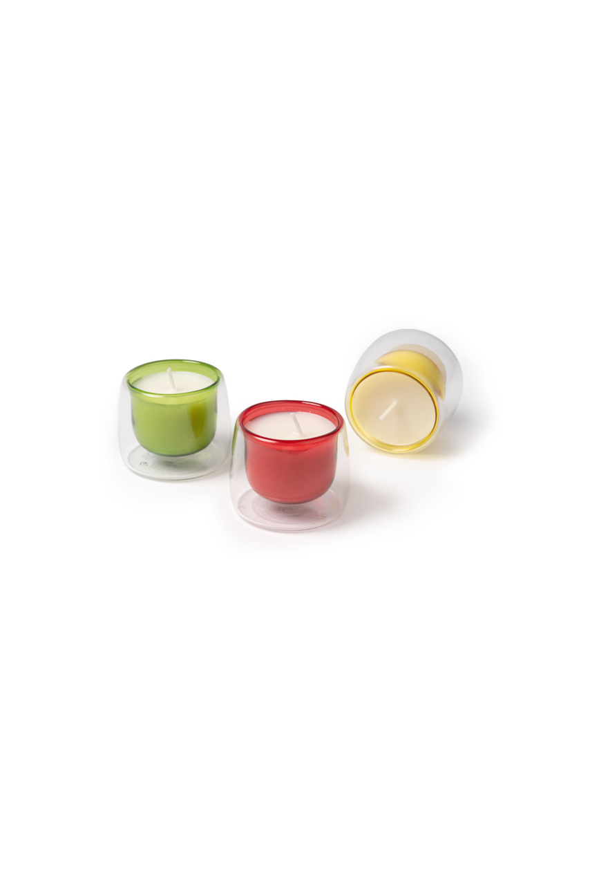 FLORA Scented Candle in Double-Layer Glass