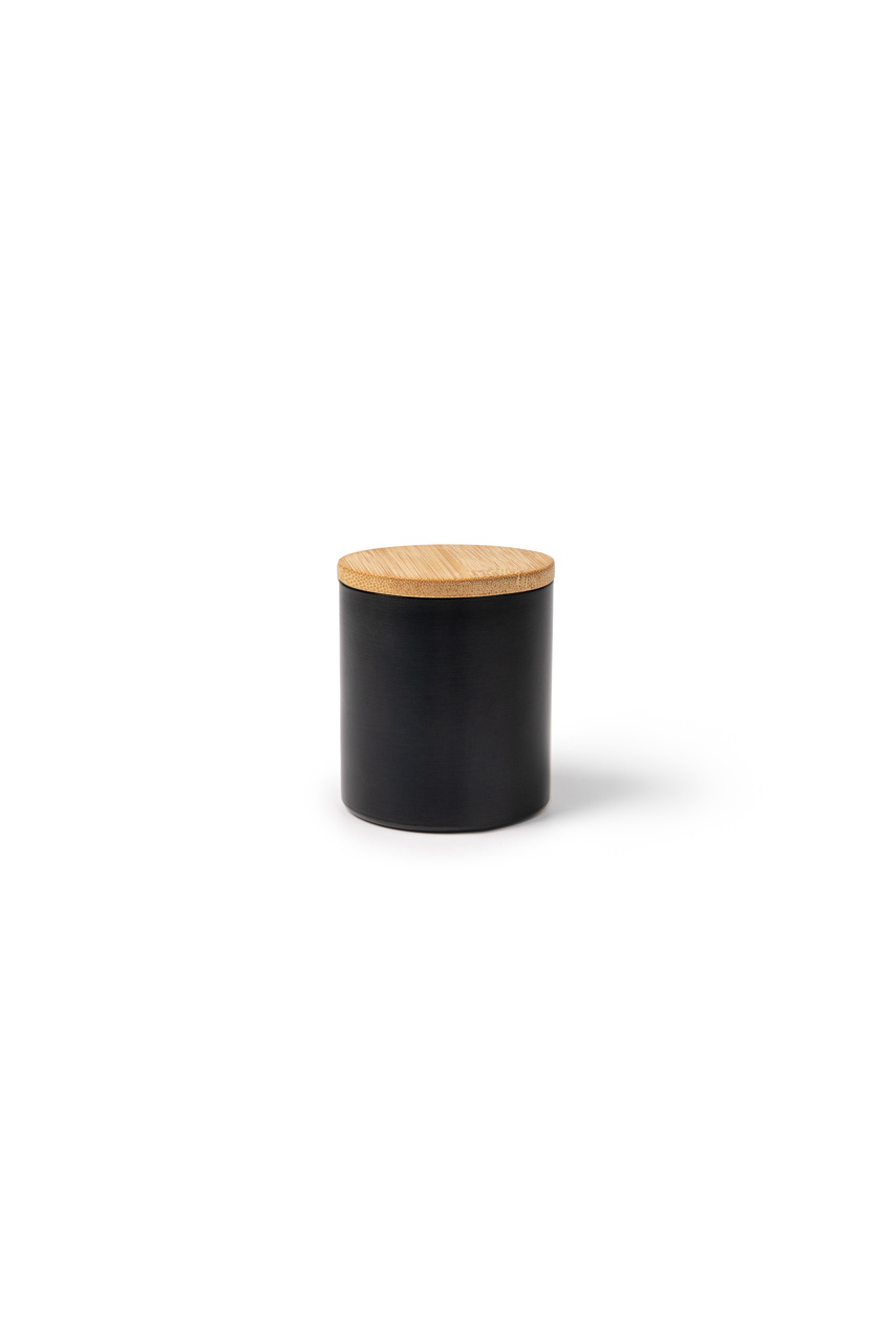 Vanilla Scented Candle with Bamboo Lid