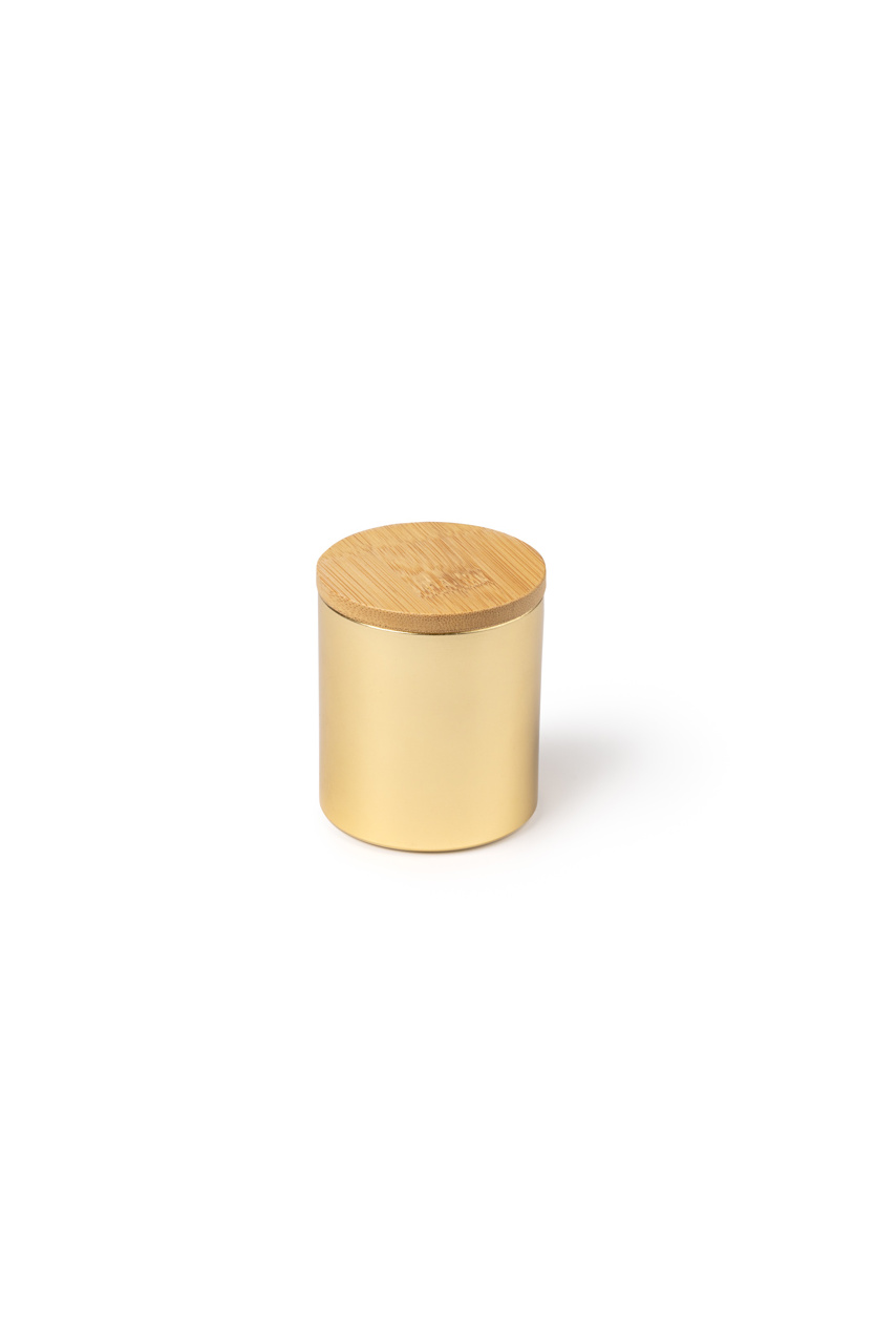 Vanilla Scented Candle with Bamboo Lid