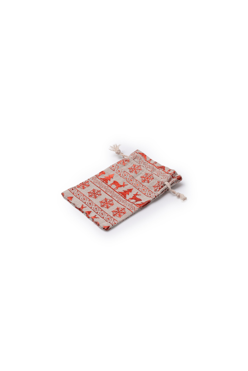 Festive Christmas Cotton Gift Bag for Holiday Wrapping