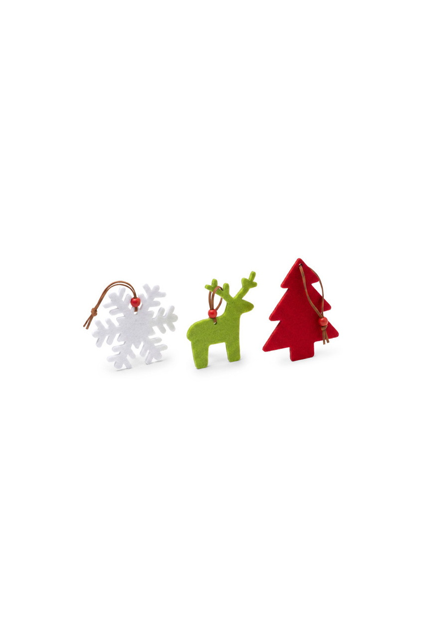 Felt Christmas Decorations Set - Festive Home Decor