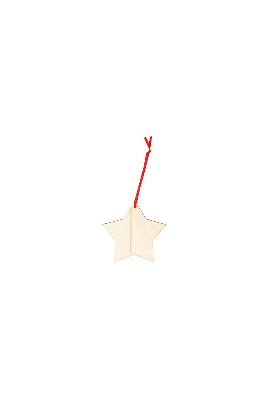 JINGLE Wooden Christmas Ornament