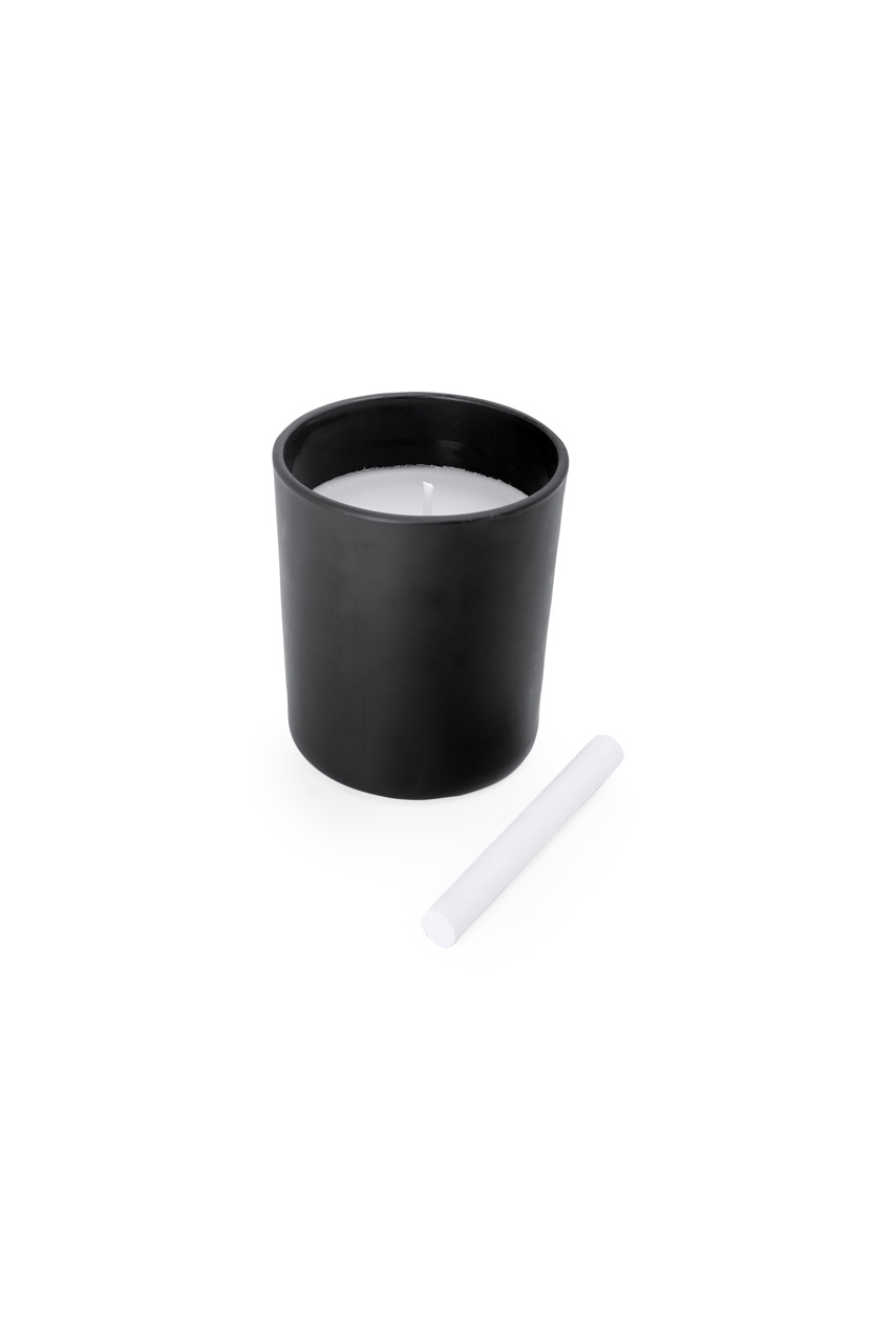Vanilla Scented Candle with Chalkboard Slate