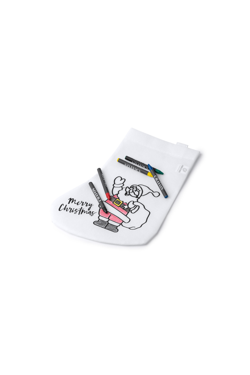 Color-Your-Own Christmas Stocking with Crayons