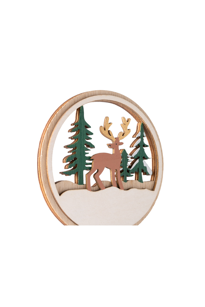 ZIKOS Wooden Christmas Decoration