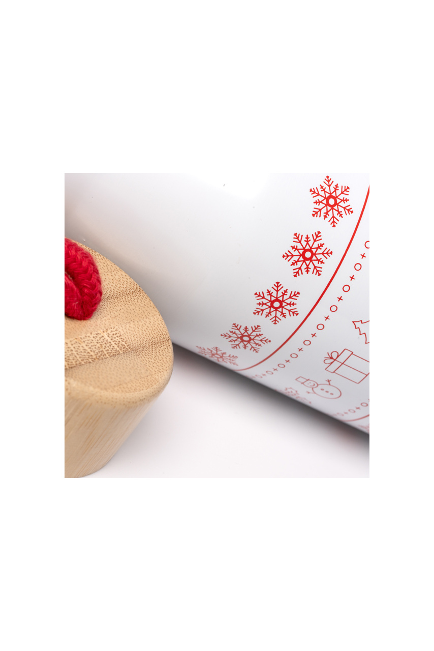 Sticlă Termică din Oțel cu Capac Bambus 500 ml