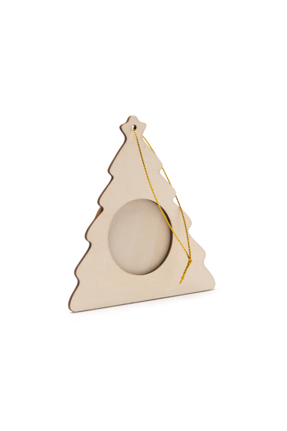 FILEY Wooden Christmas Tree Photo Frame