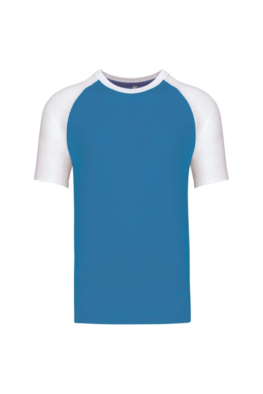 Tricou Baseball Bicolor din Bumbac 100%