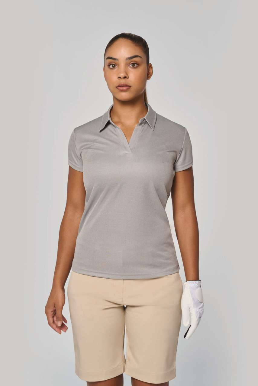 Tricou Polo pentru Femei cu Mâneci Scurte