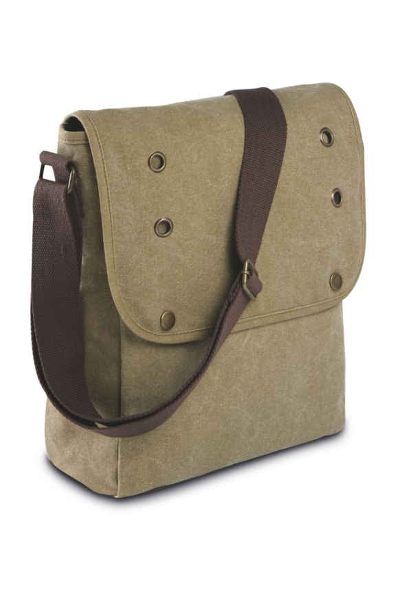 Vintage Canvas Shoulder Satchel - Timeless Style