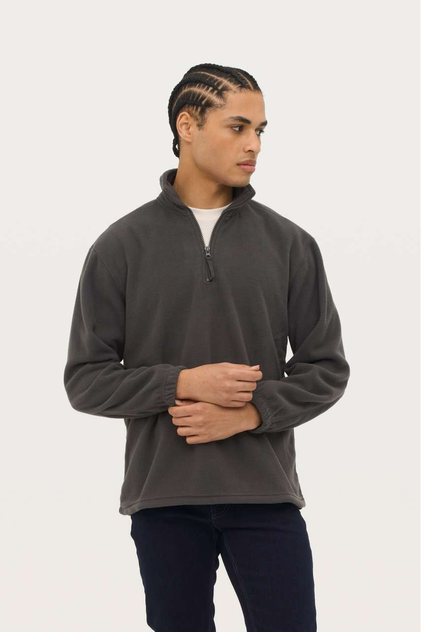 SOL'S NESS - Hanorac Fleece cu Fermoar 1/4