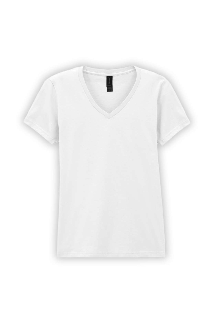 Tricou V-Neck SOFTSTYLE™ pentru Femei - Confort și Stil