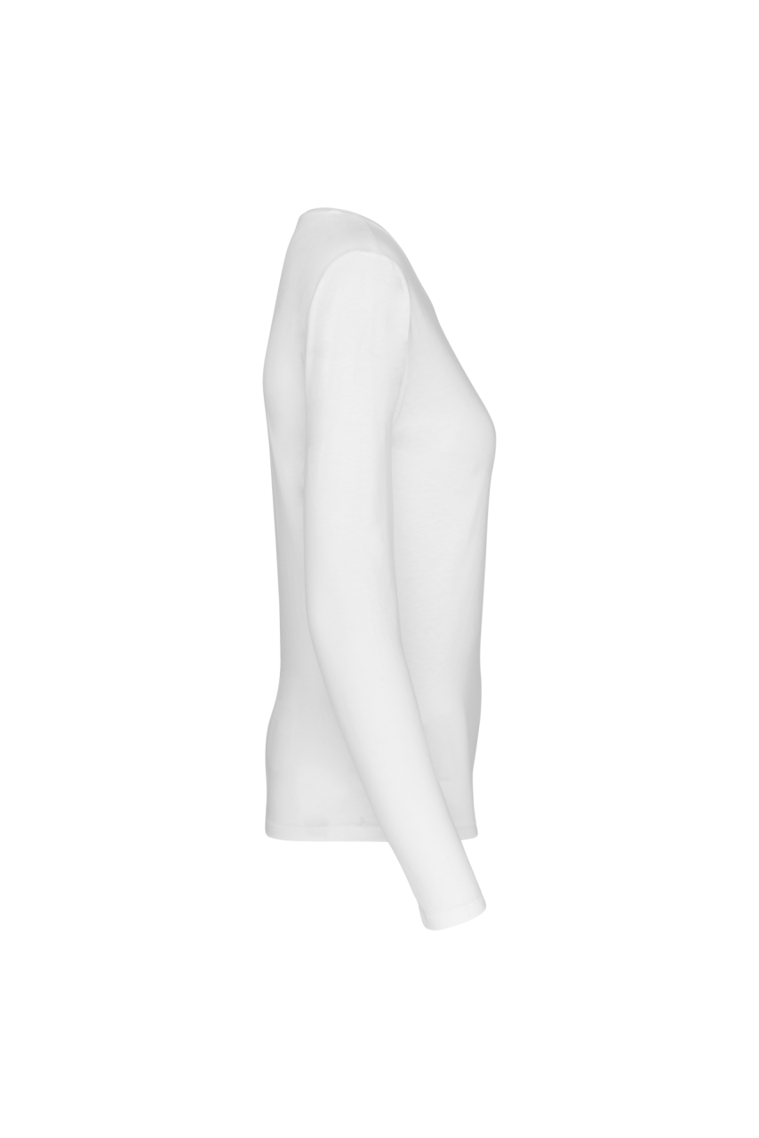 Tricou Dama Mânecă Lungă Guler Rotund