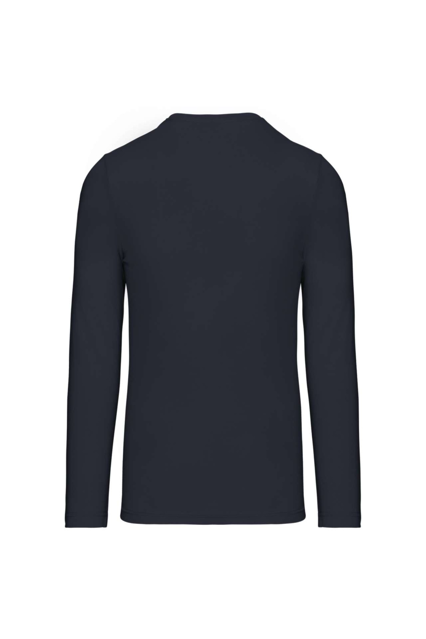 Men's Long-Sleeved V-Neck T-Shirt - Premium Cotton