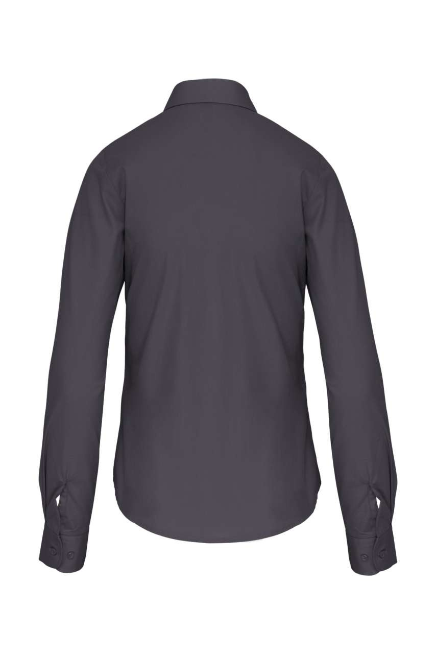 Women's Long-Sleeve Cotton Poplin Shirt