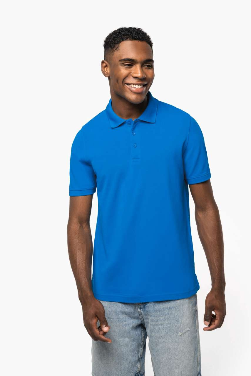Tricou Polo Piqué Mâneci Scurte Bărbați