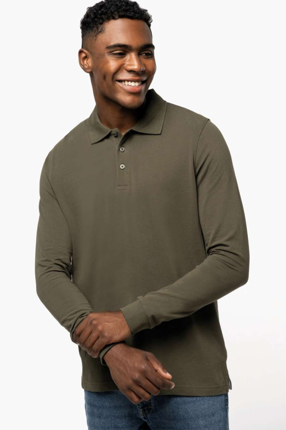 Tricou Polo Bărbați Mânecă Lungă - Confort și Stil