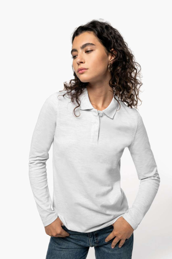 Tricou Polo cu Mânecă Lungă pentru Femei