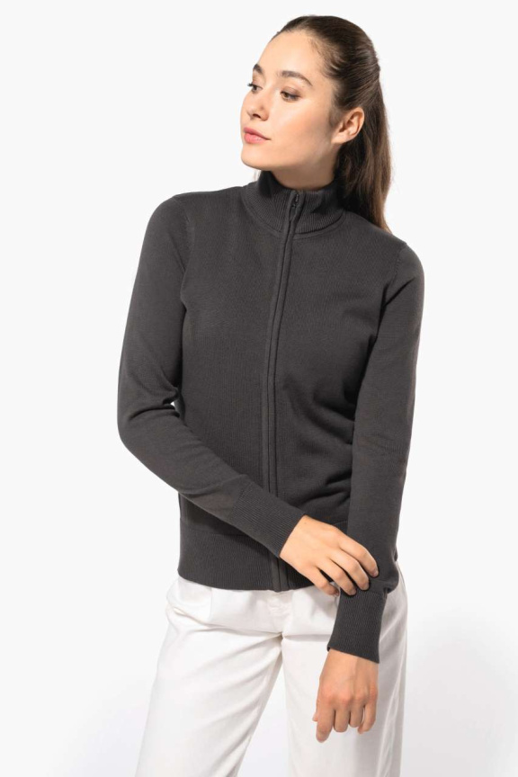 Cardigan Dama cu Fermuar Integral