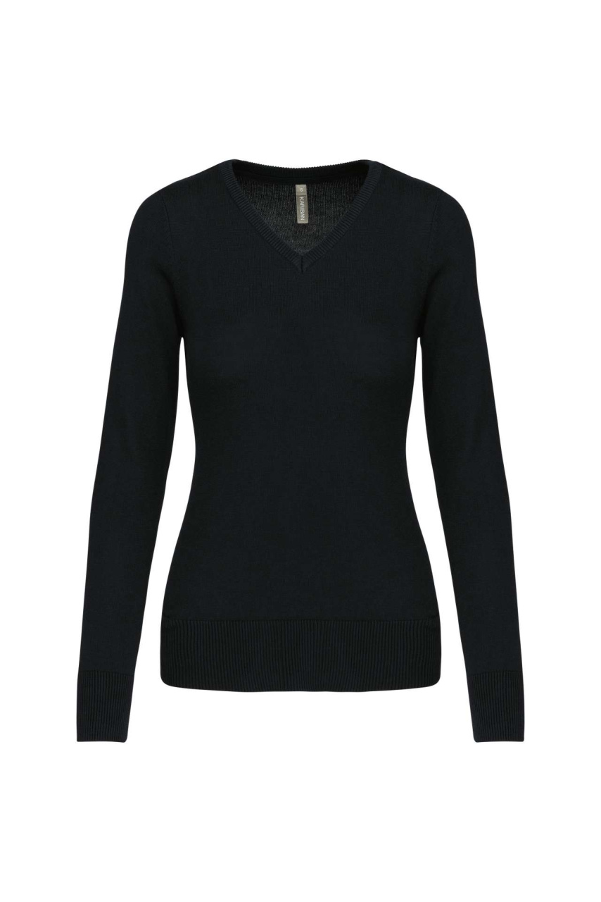 Women's Classic V-Neck Jumper - Stylish & Comfortable