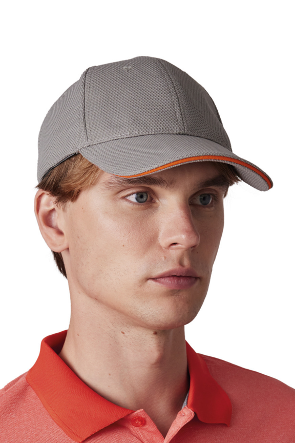 Breathable Sports Cap with Contrast Detail