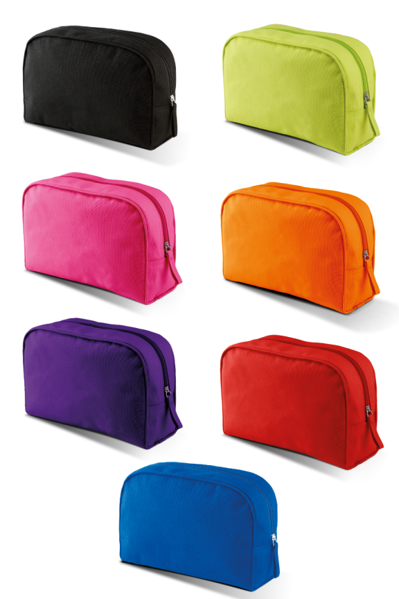 Colorful Cotton Canvas Toiletry Bag - Easy to Clean