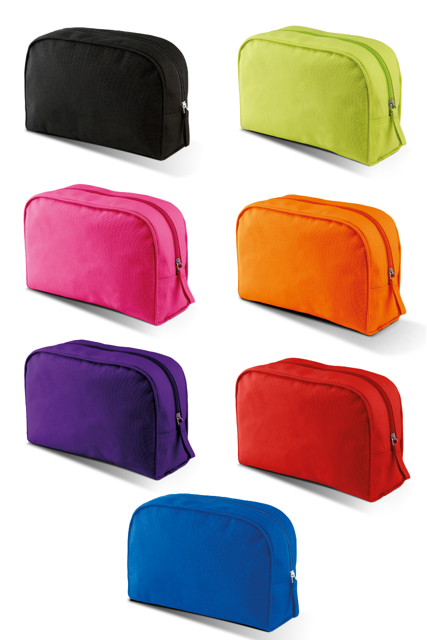 Colorful Cotton Canvas Toiletry Bag - Easy to Clean