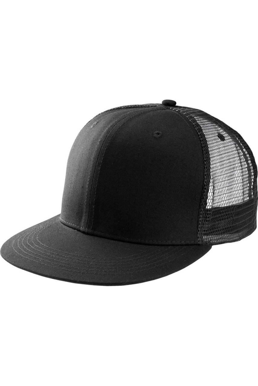 Classic Trucker Flat Peak Cap - Stylish & Breathable
