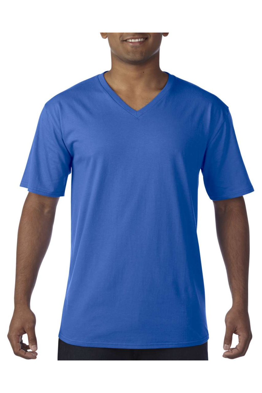 Premium Cotton V-Neck T-Shirt - Comfort & Style