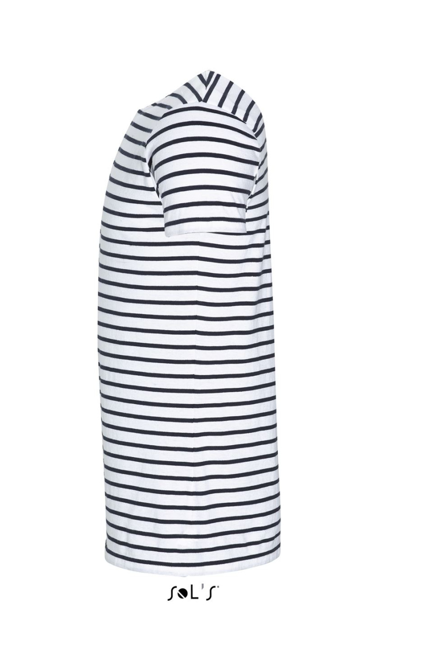 SOL'S MILES Men's Striped Round Neck T-Shirt