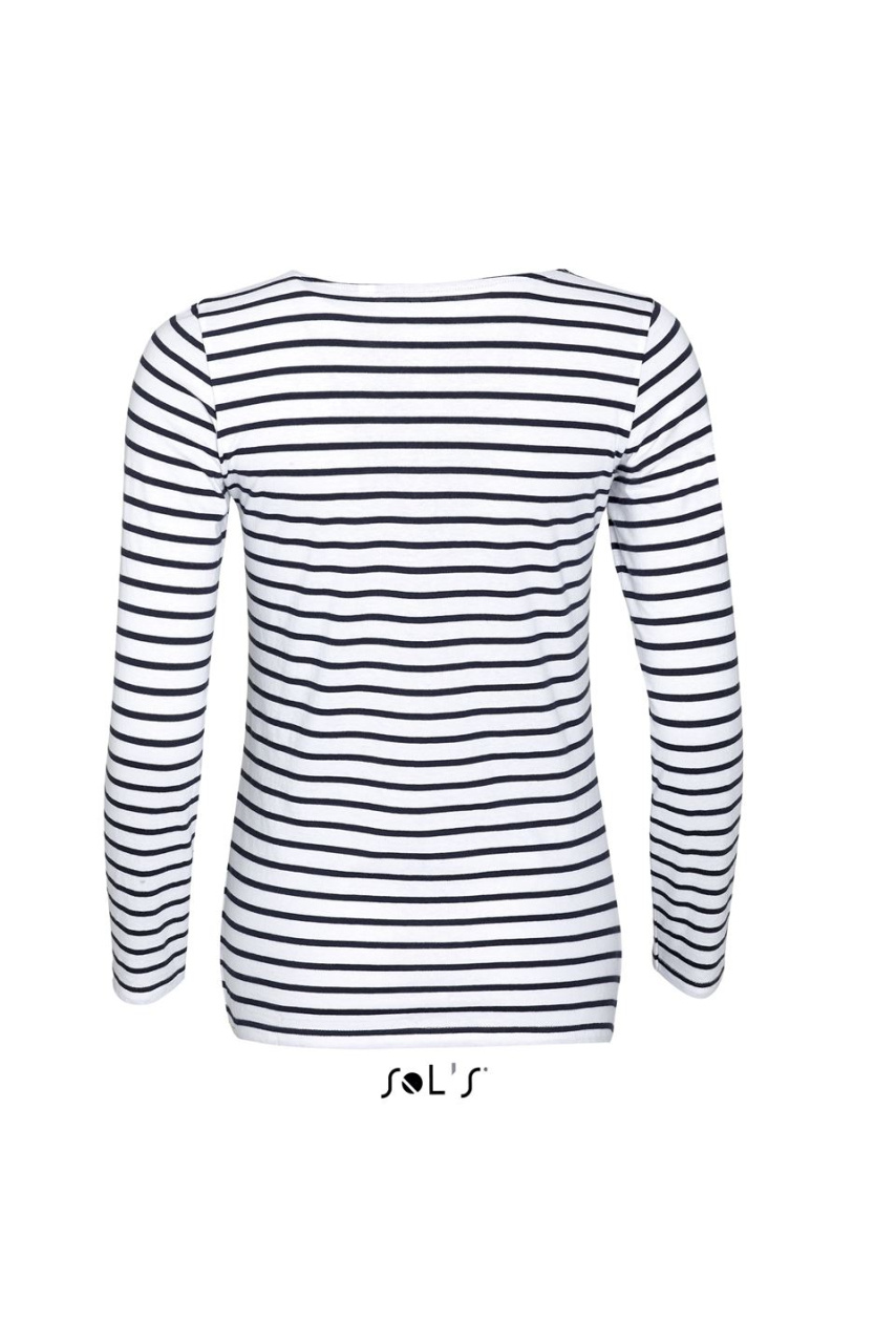 SOL'S Marine Women's Striped Long Sleeve T-Shirt