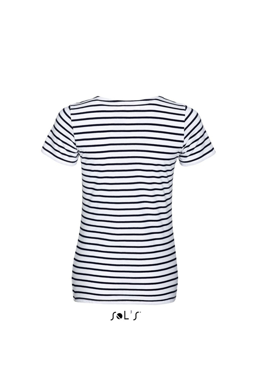 Tricou Femei SOL'S MILES - Guler Rotund Dungi