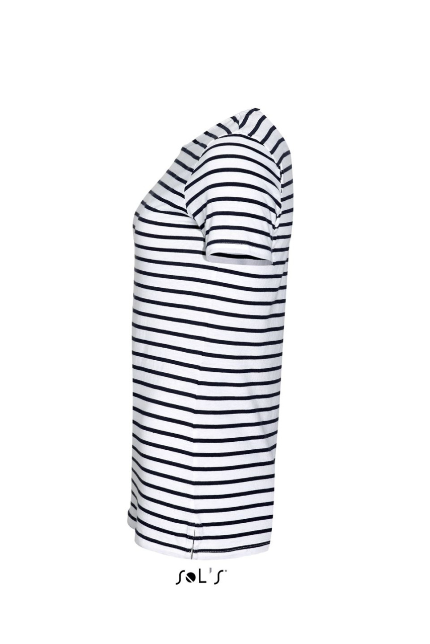 Tricou Femei SOL'S MILES - Guler Rotund Dungi