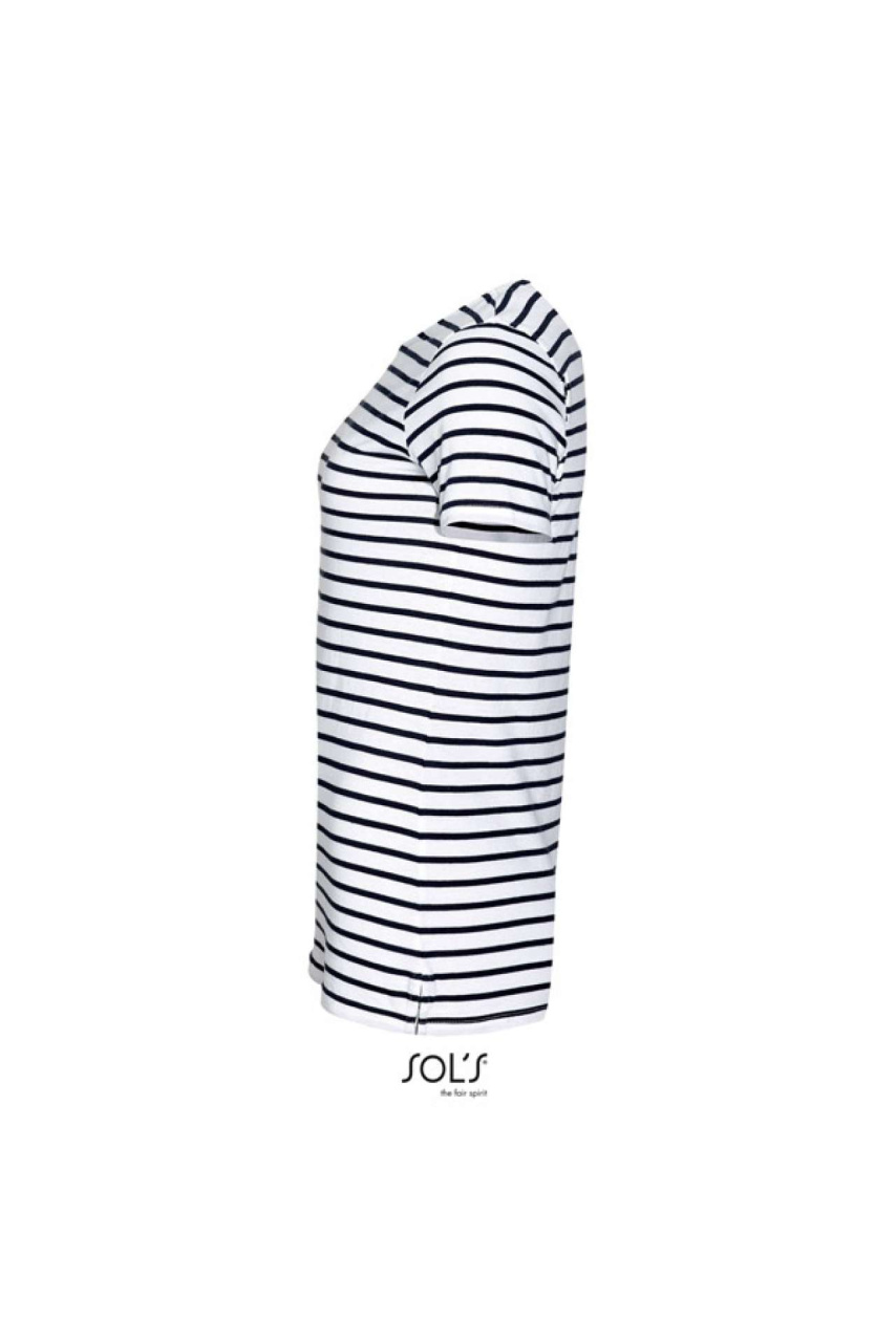 Tricou Femei SOL'S MILES - Guler Rotund Dungi