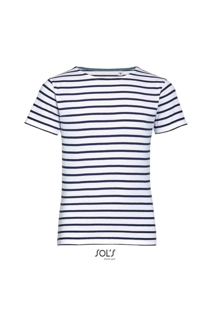 Tricou cu dungi SOL'S MILES pentru copii - Confortabil și modern