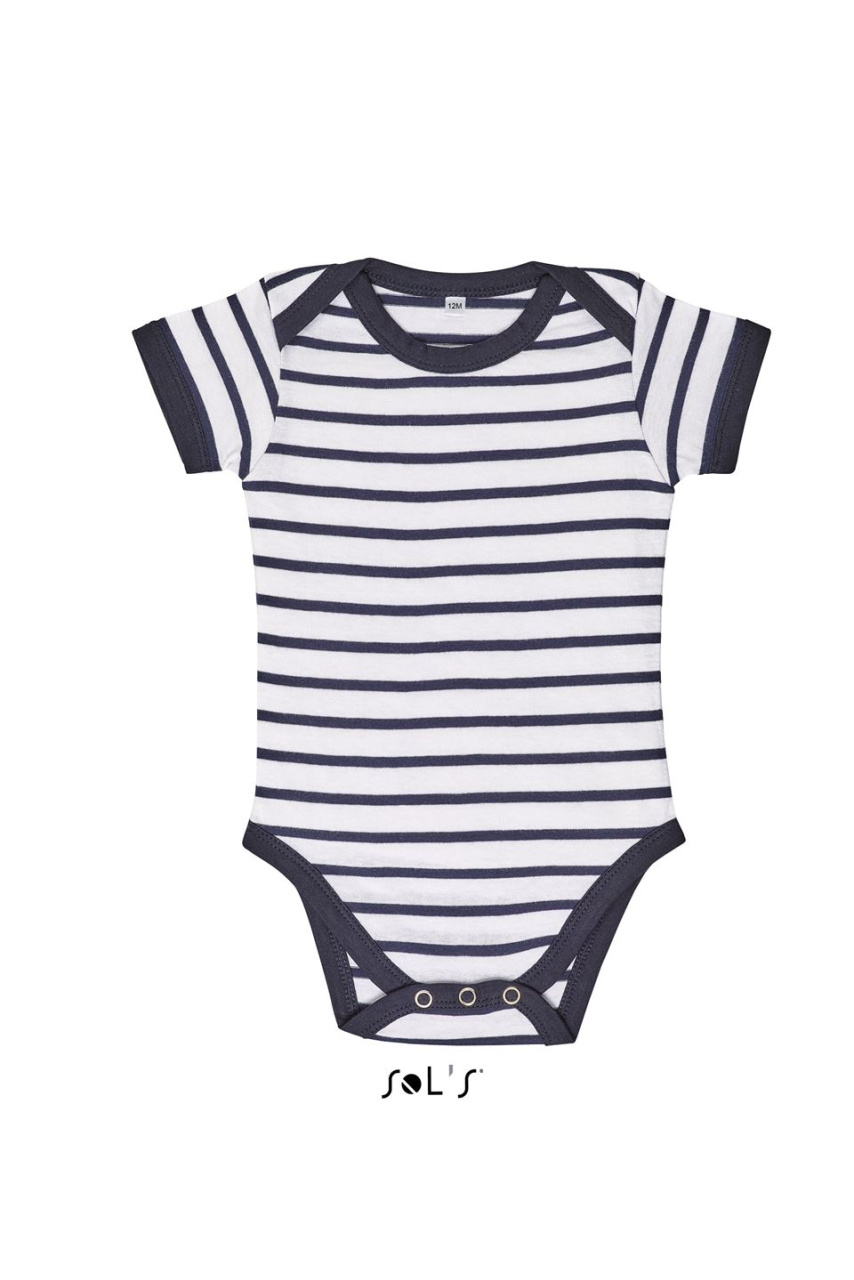 Body Bebeluș cu Dungi SOL'S MILES BABY
