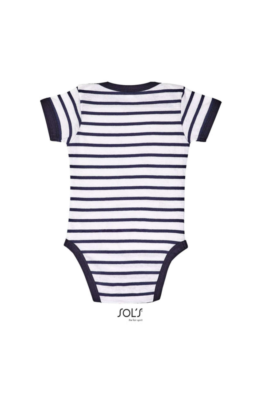 Body Bebeluș cu Dungi SOL'S MILES BABY