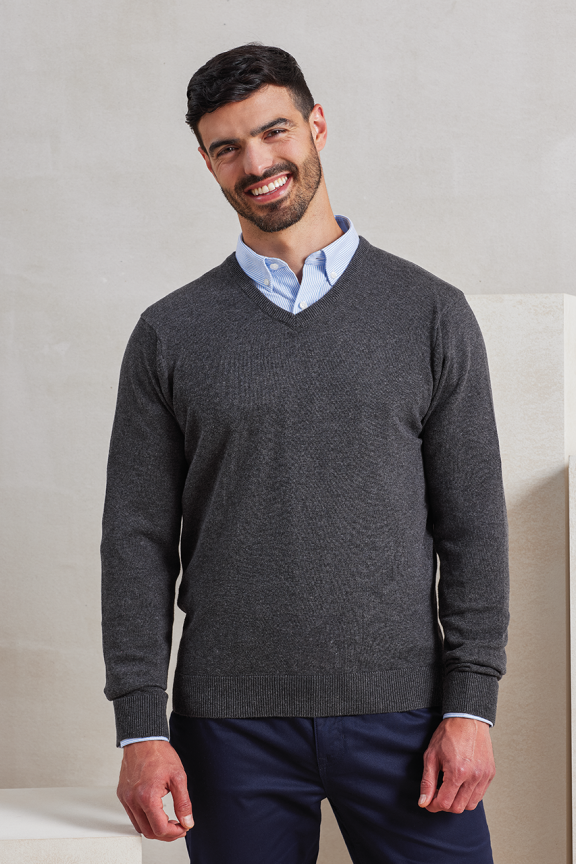 Men's Classic V-Neck Knitted Sweater