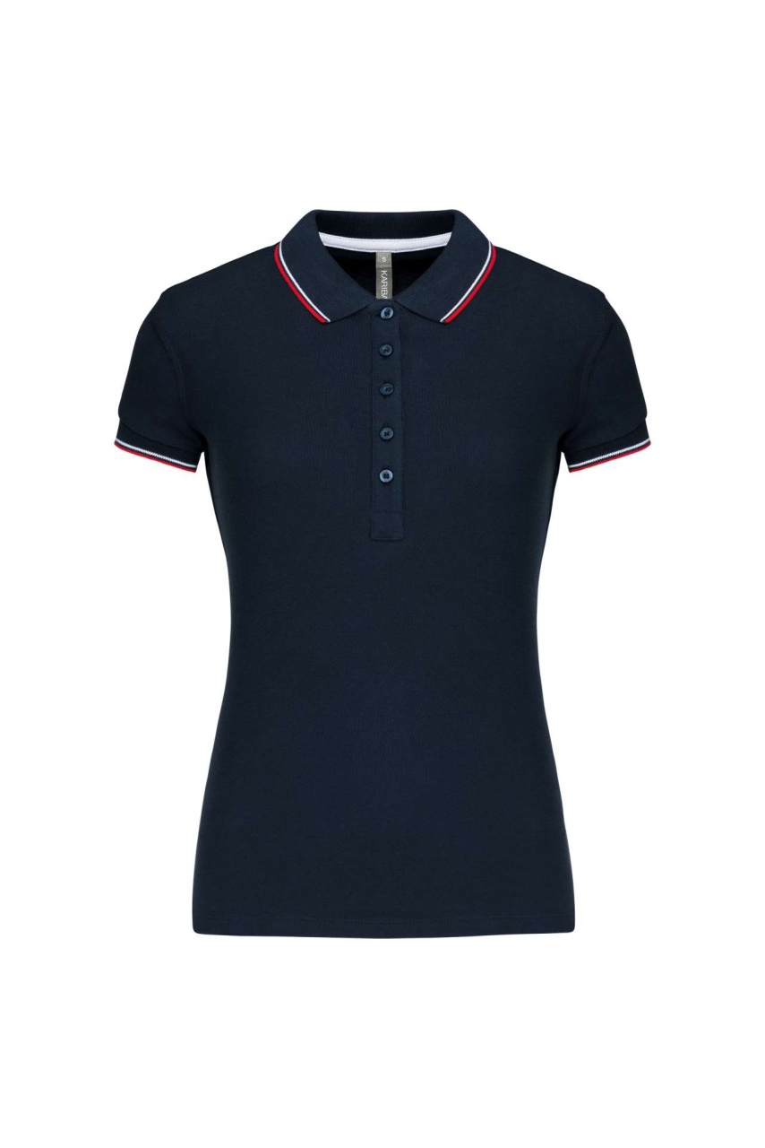 Tricou Polo Dama cu Mâneci Scurte din Bumbac