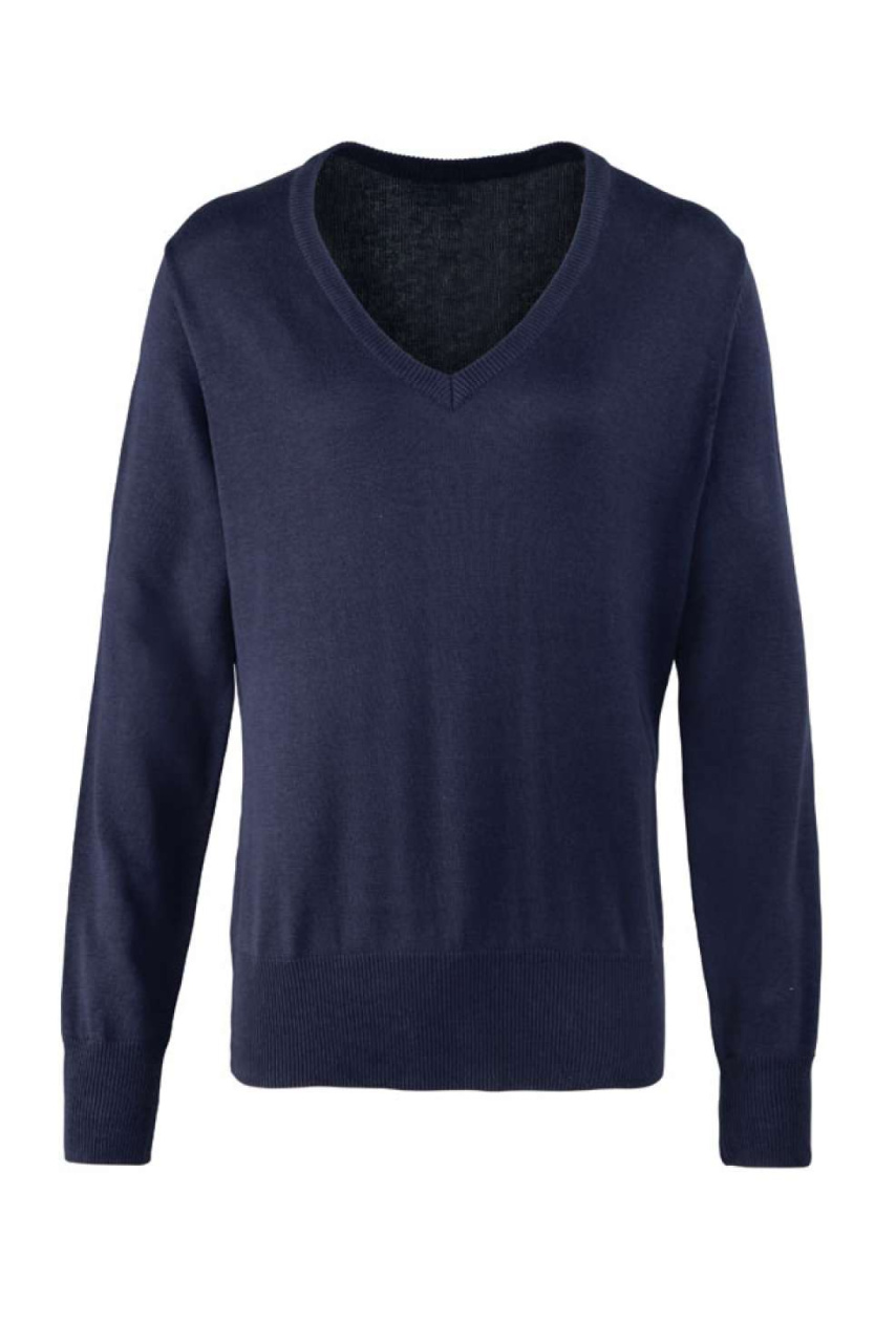 Classic Women's V-Neck Knitted Sweater