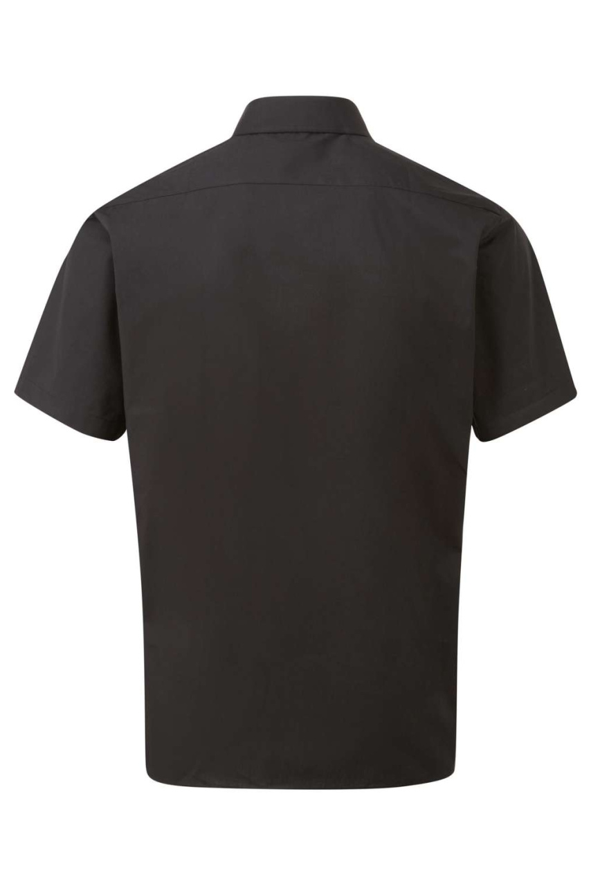 Men's Tailored Short Sleeve Poplin Shirt