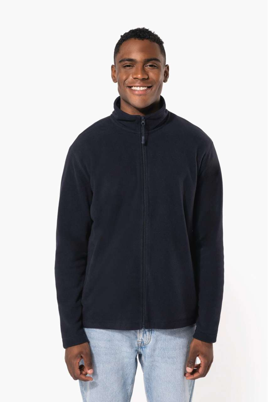 Geacă din Microfleece cu Fermoar Complet